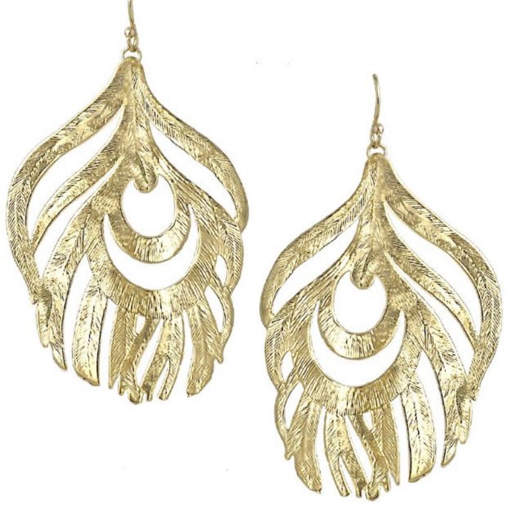 Kendra Scott Karina Statement Earrings in Gold